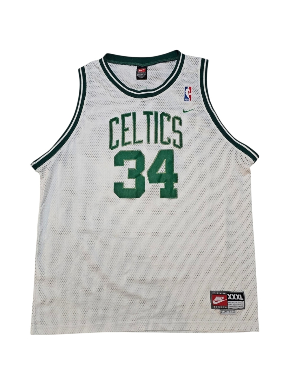 Vintage Y2k Nike Boston Celtics Paul Pierce Jersey